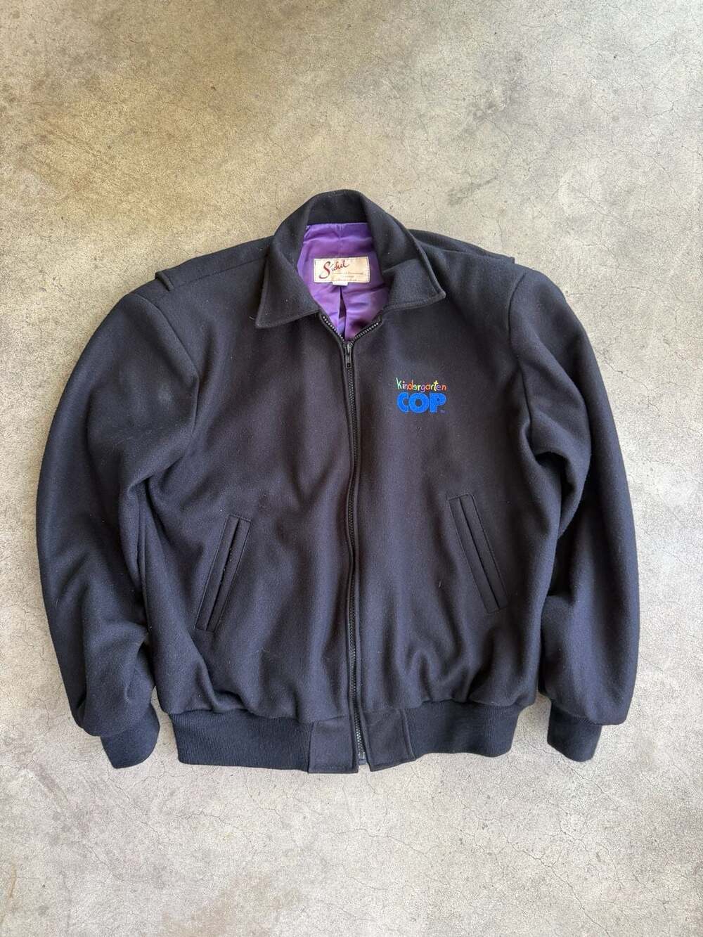 Sichel Vintage 90s Kindergarten Cop Movie Crew Jacket Size L